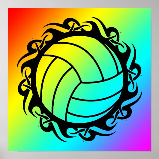 volleybal poster (Voorkant)