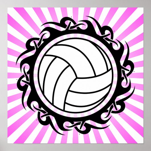volleybal poster (Voorkant)