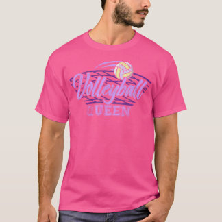 Volleybal Queen voor meisjes Volleybal T-shirt