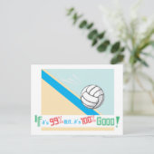 Volleybal...regels! Briefkaart (Staand voorkant)