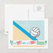 Volleybal...regels! Briefkaart (Voorkant / Achterkant)