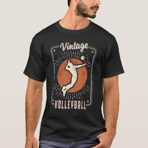Volleybal Retro Klassic Sport Love 1 T-shirt