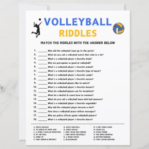 Volleybal Riddles spel