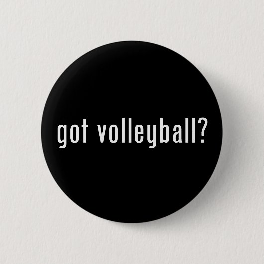 volleybal? ronde button 5,7 cm (Voorkant)