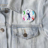 VOLLEYBAL RONDE BUTTON 5,7 CM (In situ)