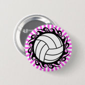 volleybal ronde button 5,7 cm (Voorkant /achterkant)