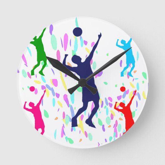 VOLLEYBAL RONDE KLOK (Voorkant)