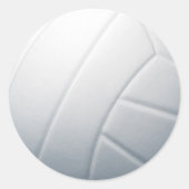 volleybal ronde sticker (Voorkant)