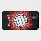 Volleybal, rood Case-Mate iPhone case (Achterkant (horizontaal))