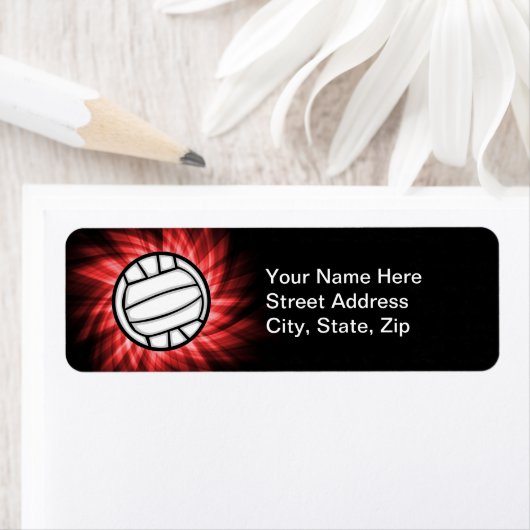 Volleybal, rood etiket (Insitu)