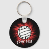 Volleybal, rood sleutelhanger (Voorkant)