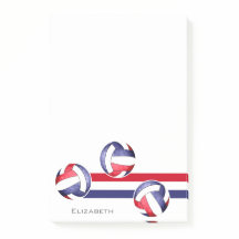 Volleybal rood wit blauw