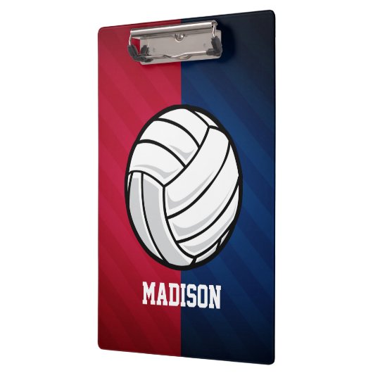 Volleybal; Rood, Wit, en Blauw Klembord (Links)