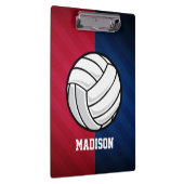 Volleybal; Rood, Wit, en Blauw Klembord (Rechts)