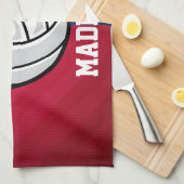 Volleybal; Rood, Wit, en Blauw Theedoek (Quarter Fold)
