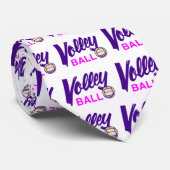 Volleybal (roze) stropdas (Opgerold)