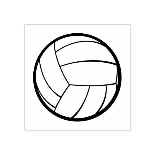 volleybal rubberstempel (Afrduk)