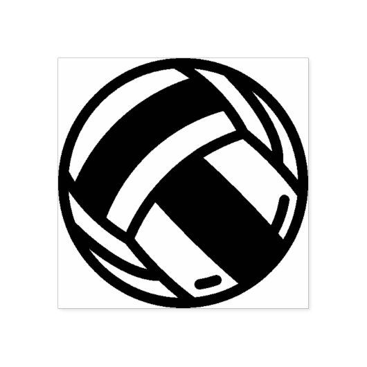 volleybal rubberstempel (Afrduk)