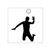 volleybal rubberstempel (Afrduk)