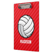 Volleybal; Scarlet Red Stripes Klembord (Links)