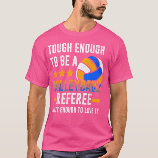 Volleybal Scheidsrechter - Volleybal Ref T-shirt (Voorkant)