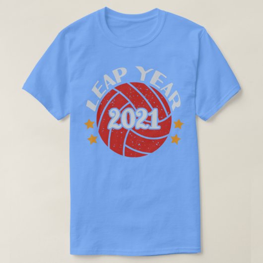 Volleybal schrikkeljaar 2021 t-shirt (Design voorkant)