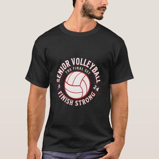 Volleybal Senior 2024 T-shirt (Voorkant)