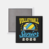 Volleybal senior 2026 magneet (Voorkant / Achterkant)