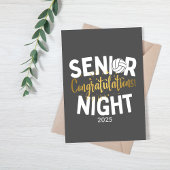 Volleybal Senior Night Felicitaties Jaar Kaart