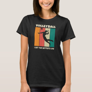 Volleybal Setters Life Volleybal Tiener Jongen Ple T-shirt