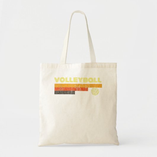  volleybal Shirt Retro Gifts Team Coach Lo Tote Bag (Voorkant)