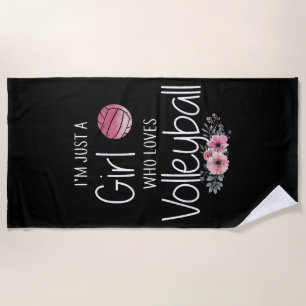 Volleybal Shirt voor meisjes Tiener Vrouwen Schatt Strandlaken