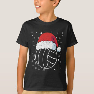 Volleybal Sinterklaas Pet Sport Kerst Pjs Xm T-shirt