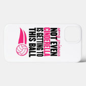 Volleybal: Sorry Princess Ball Case-Mate iPhone Case (Achterkant (horizontaal))