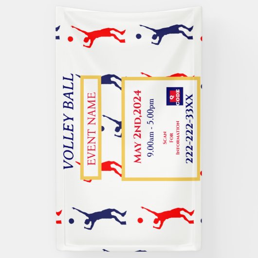 VOLLEYBAL SPANDOEK (Verticaal)