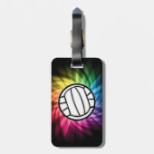 Volleybal; Spectrum Bagagelabel (Achterkant verticaal)
