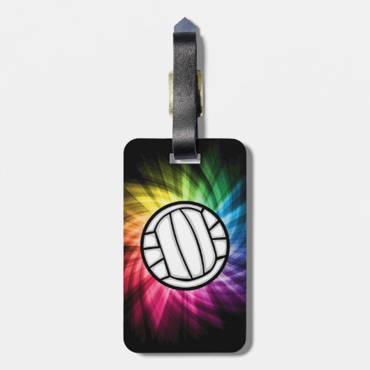 Volleybal; Spectrum Bagagelabel (Achterkant verticaal)
