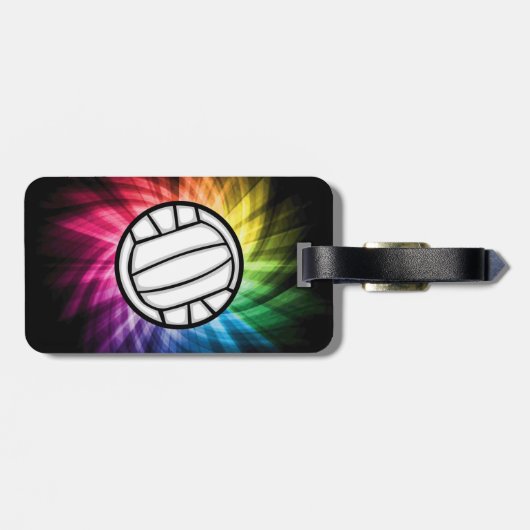 Volleybal; Spectrum Bagagelabel (Achterkant horizontaal)