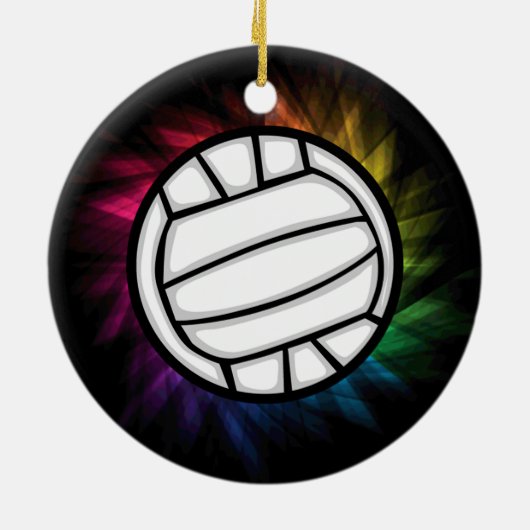 Volleybal; Spectrum Keramisch Ornament (Achterkant)
