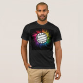 Volleybal; Spectrum T-shirt (Voorkant volledig)