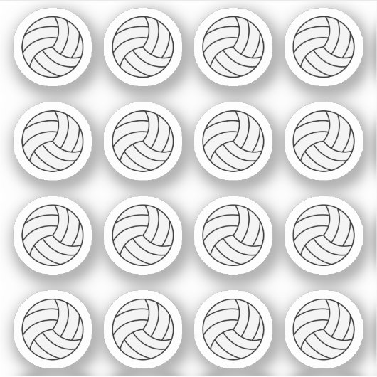 Volleybal Spel Dag Sport Herinnering Planner Sticker (Voorkant)