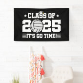 Volleybal Speler Afstuderen Klasse van 2025 Senior Spandoek (Insitu)