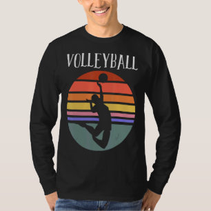 Volleybal Sport Team Retro Volleybal T-shirt
