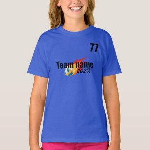 volleybal Sport Team Velddag Cheer Squad T-shirt