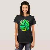 Volleybal St. Patrick's Day Lucky Irish T-shirt (Voorkant volledig)