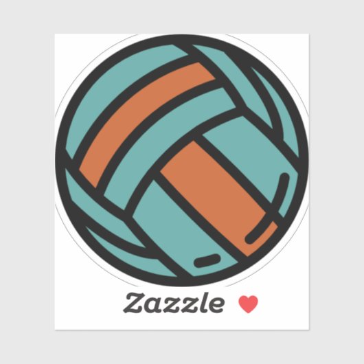 volleybal sticker (Vel)