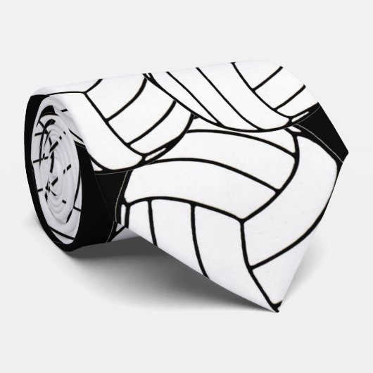 Volleybal () stropdas (Opgerold)