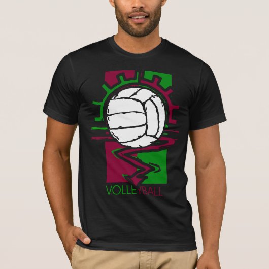  volleybal t-shirt (Voorkant)