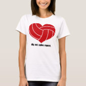 volleybal t-shirt (Voorkant)