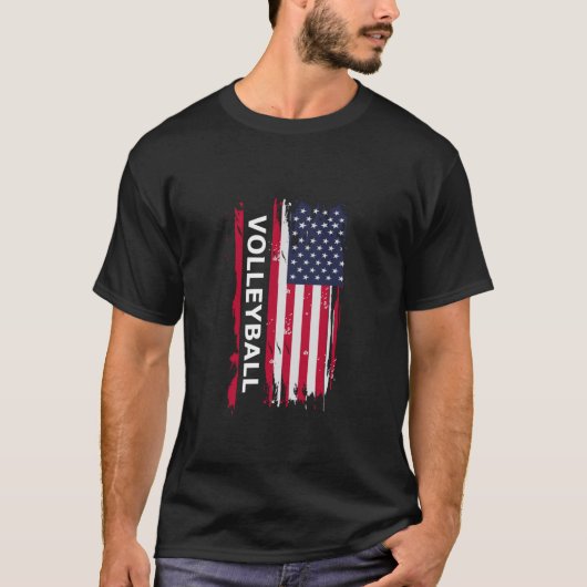 Volleybal T-Shirt met lange mouwen (Voorkant)
